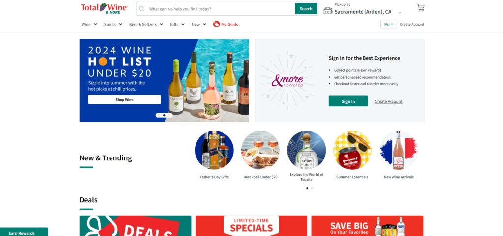 Web Total Wine & More 